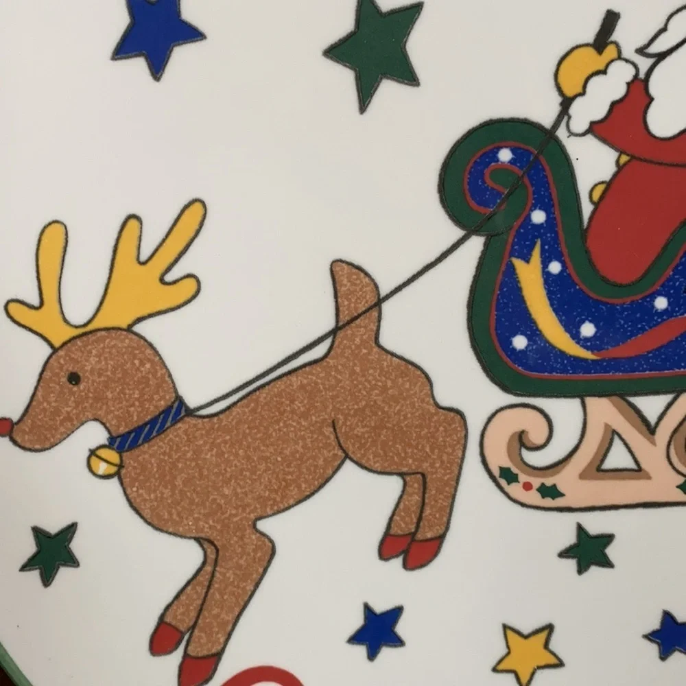 Mikasa  Cookies For Santa Plate Ultra Ceramic FX056